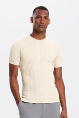 THE CABLE SHORT SLEEVE T-SHIRT