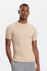 THE CABLE SHORT SLEEVE T-SHIRT