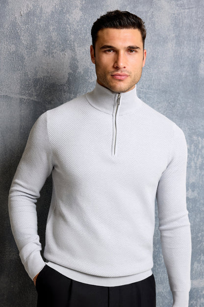 THE FABIO QUARTER ZIP SWEATER