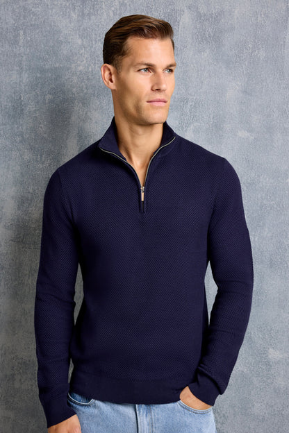 THE FABIO QUARTER ZIP SWEATER