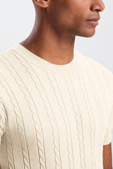 THE CABLE SHORT SLEEVE T-SHIRT