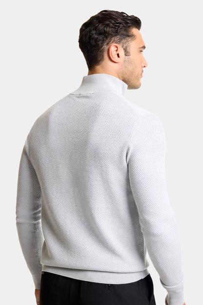 THE FABIO QUARTER ZIP SWEATER