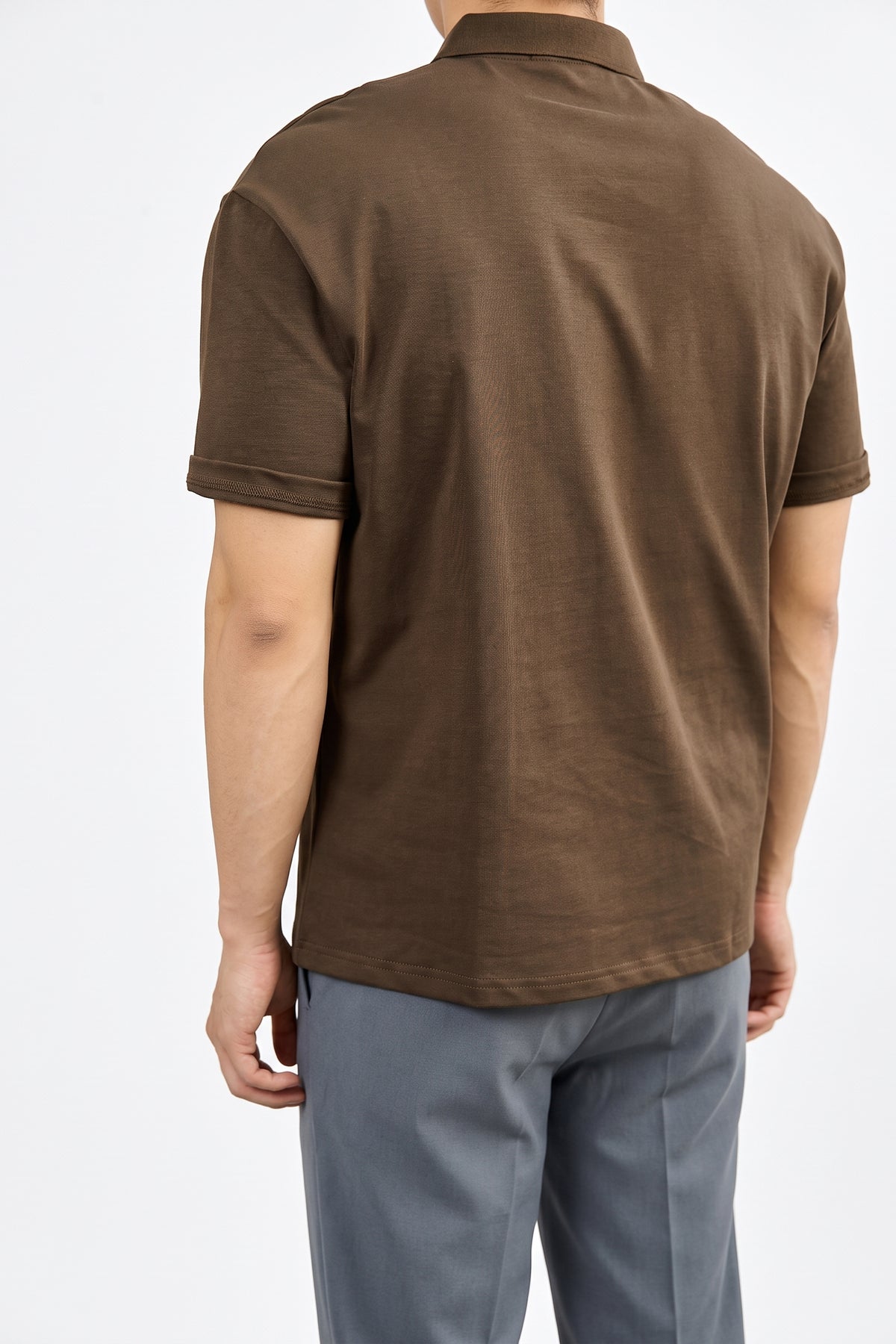 Men's Heavyweight Premium Cotton Polo Shirt – Knit Collar